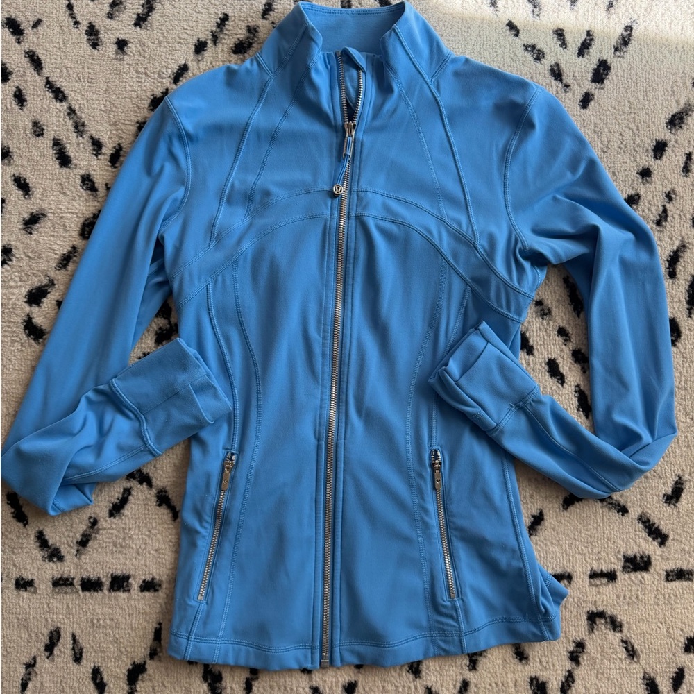 lululemon athletica Vibrant Blue Utility Jacket Pool Party Nulu 6 Define